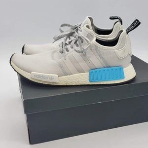 ADIDAS NMD CYAN SIZE 12 MENS. WORN, BUT WITH ORIGINAL BOX.